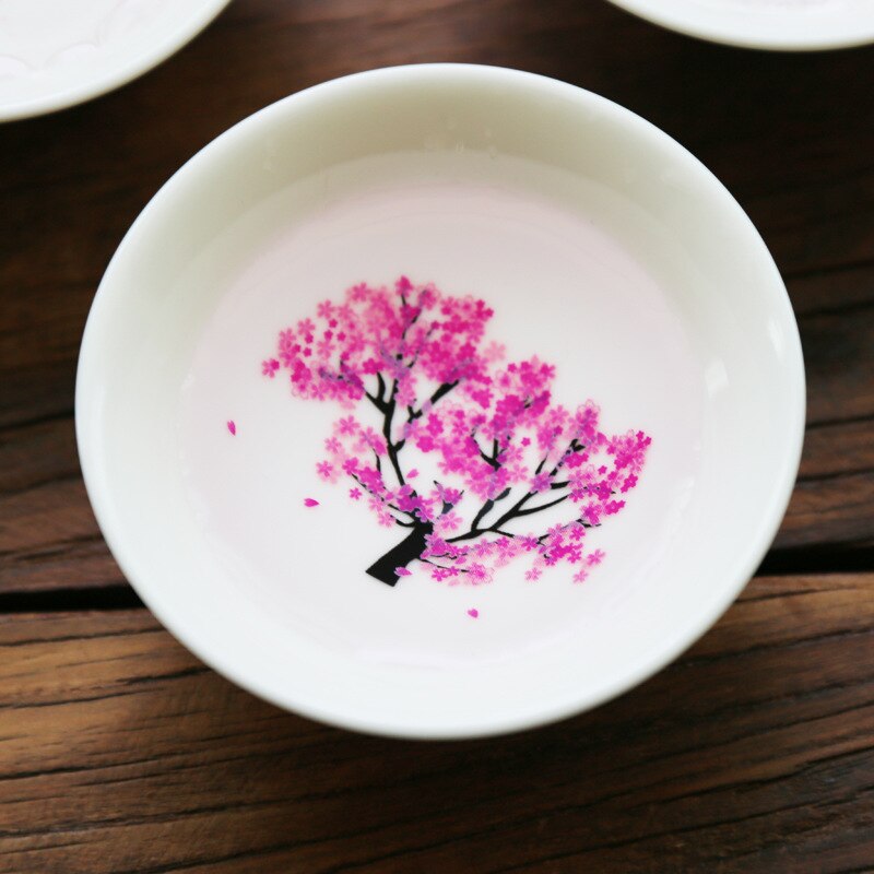 Japanese Magic Sakura Hot & Cold Color Changing Cup