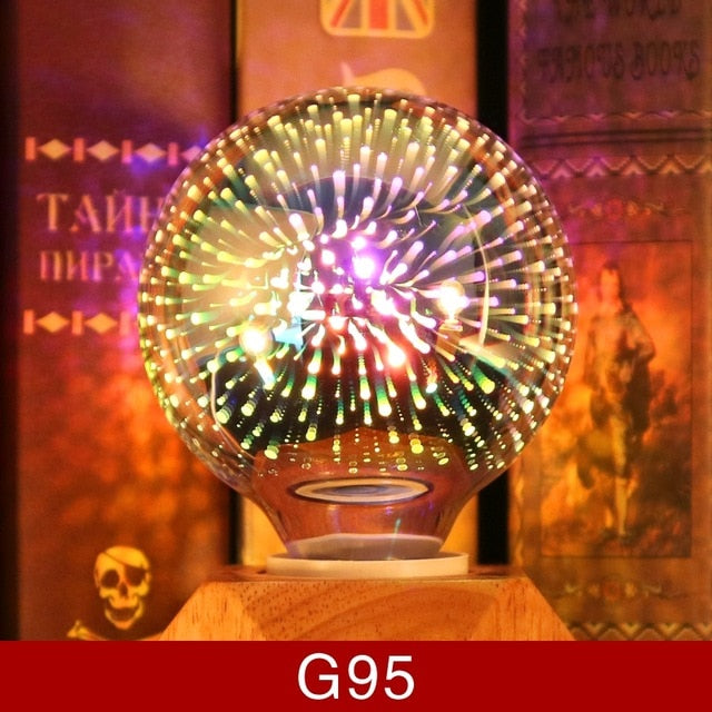 Star Fireworks 3D Decoration LED Bulb