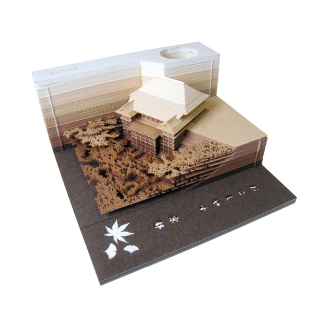 Japan Building Kyoto Kiyomizu Temple 3D Memo Pad