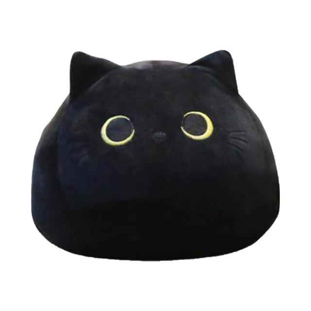 Black Cat Shaped Soft Plush Pillows