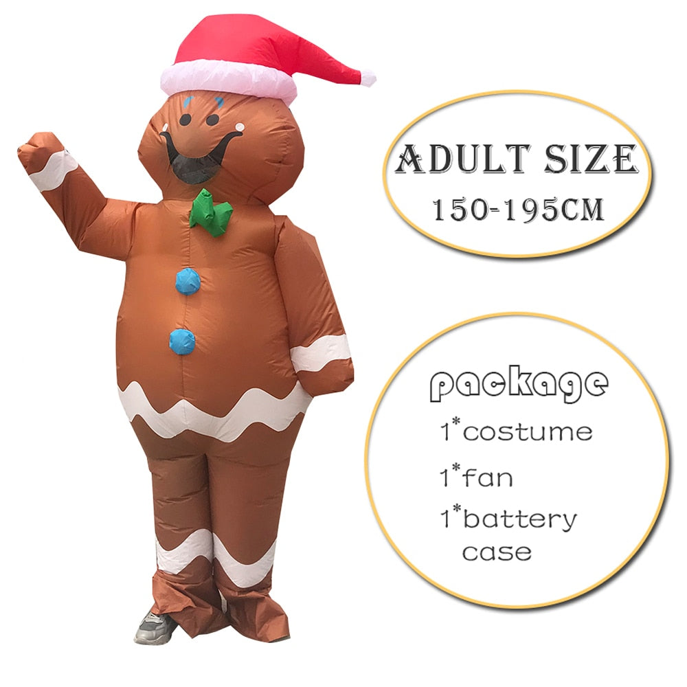 Cosplay Anime Inflatable Costume Green Alien Adult Kids