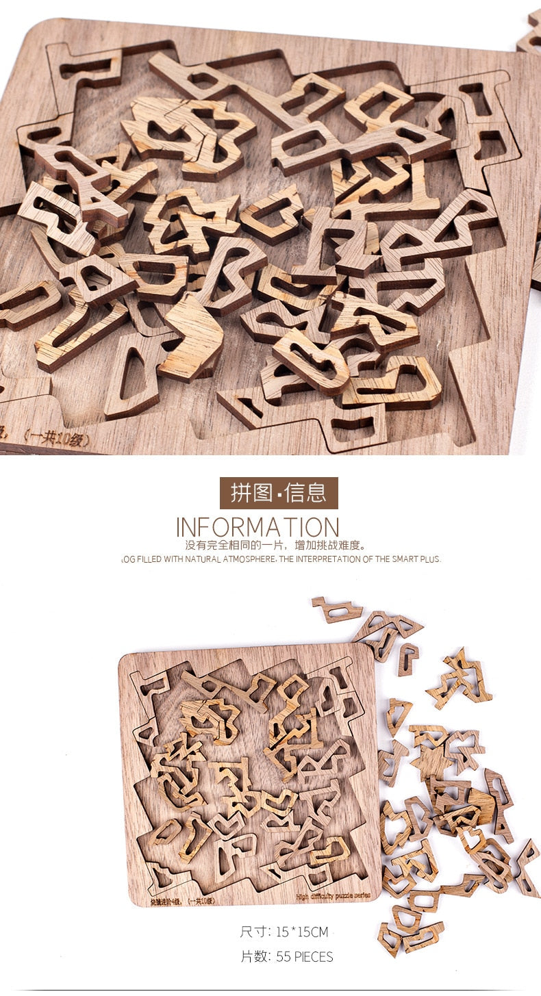 Impossible Puzzle Wooden Toys Board Games