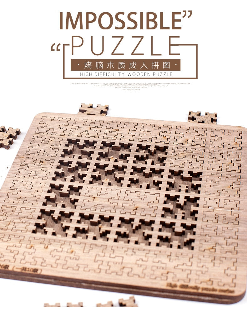 Impossible Puzzle Wooden Toys Board Games