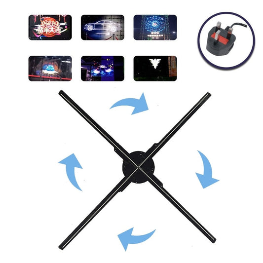 Upgrade 3D Hologram Advertising Display Fan High-Resolution