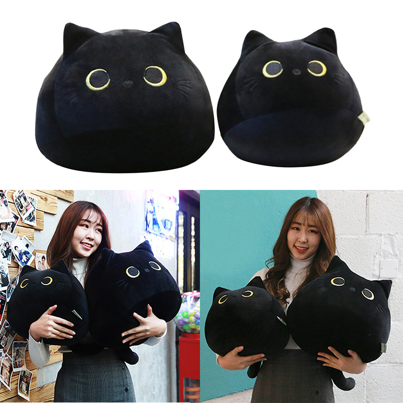 Black Cat Shaped Soft Plush Pillows