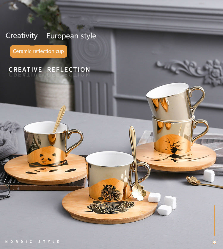 Creative animal reflection cup