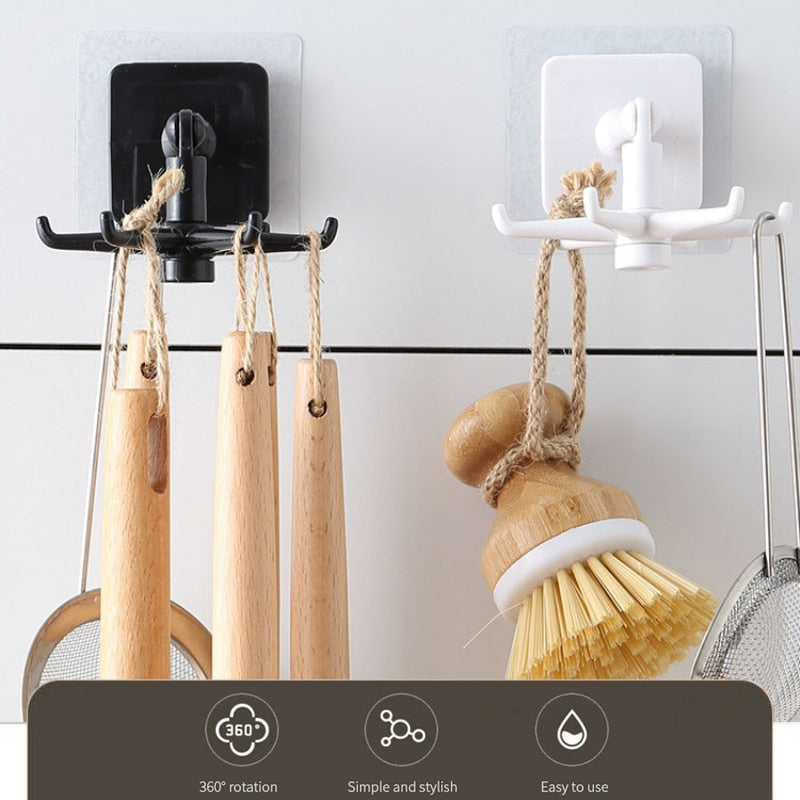 Rotatable  Hook Home Storage Accessories