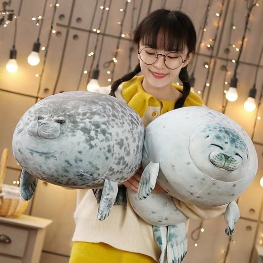 Adorable Chubby Seal Plushy Toy – Ultra-Soft and Huggable!