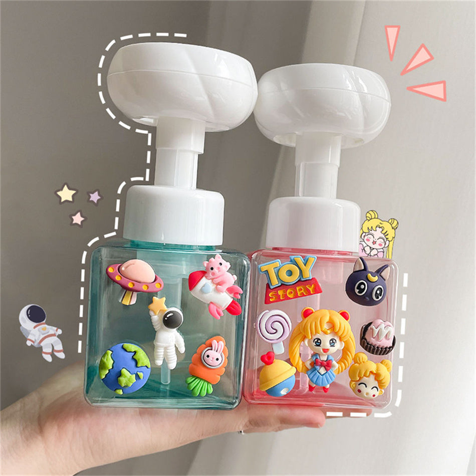 Cartoon Flowers Bathroom Soap Dispenser