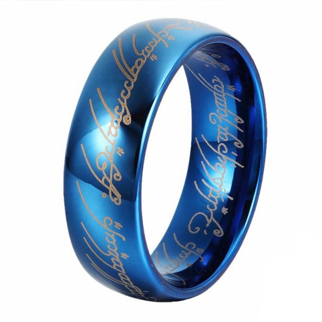 Stainless Steel Laser Engraving Exquisite Couples Wedding Rings,