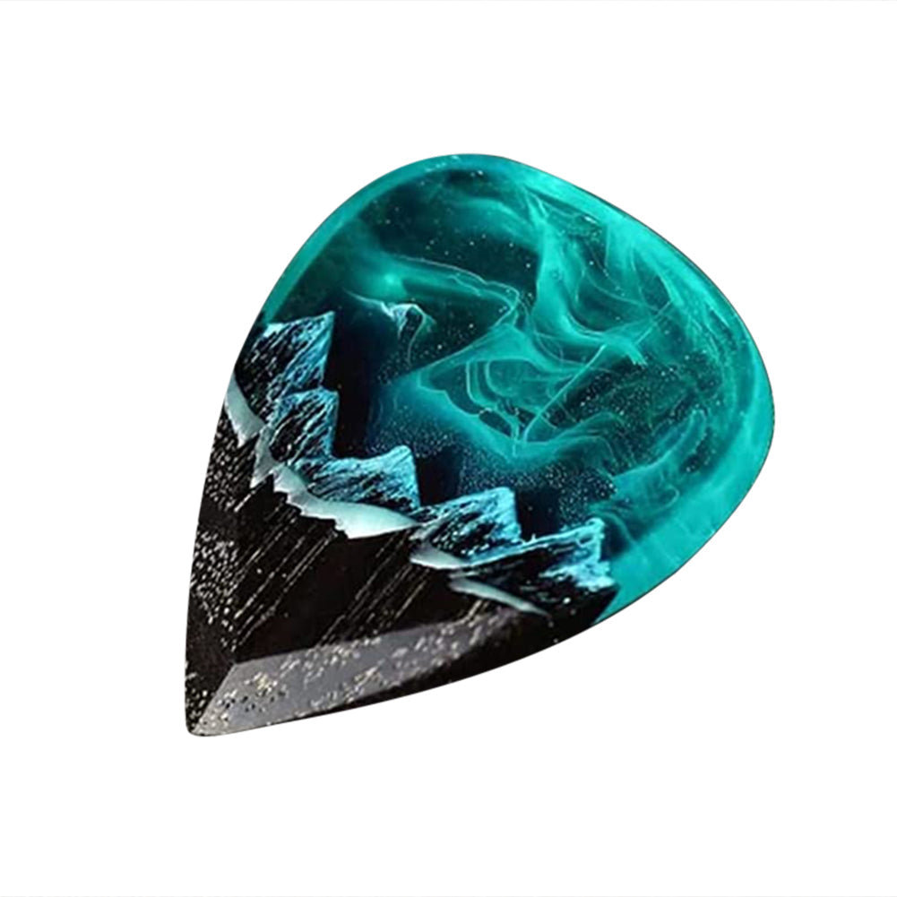 Aurora Borealis Resin Pendant Men Women