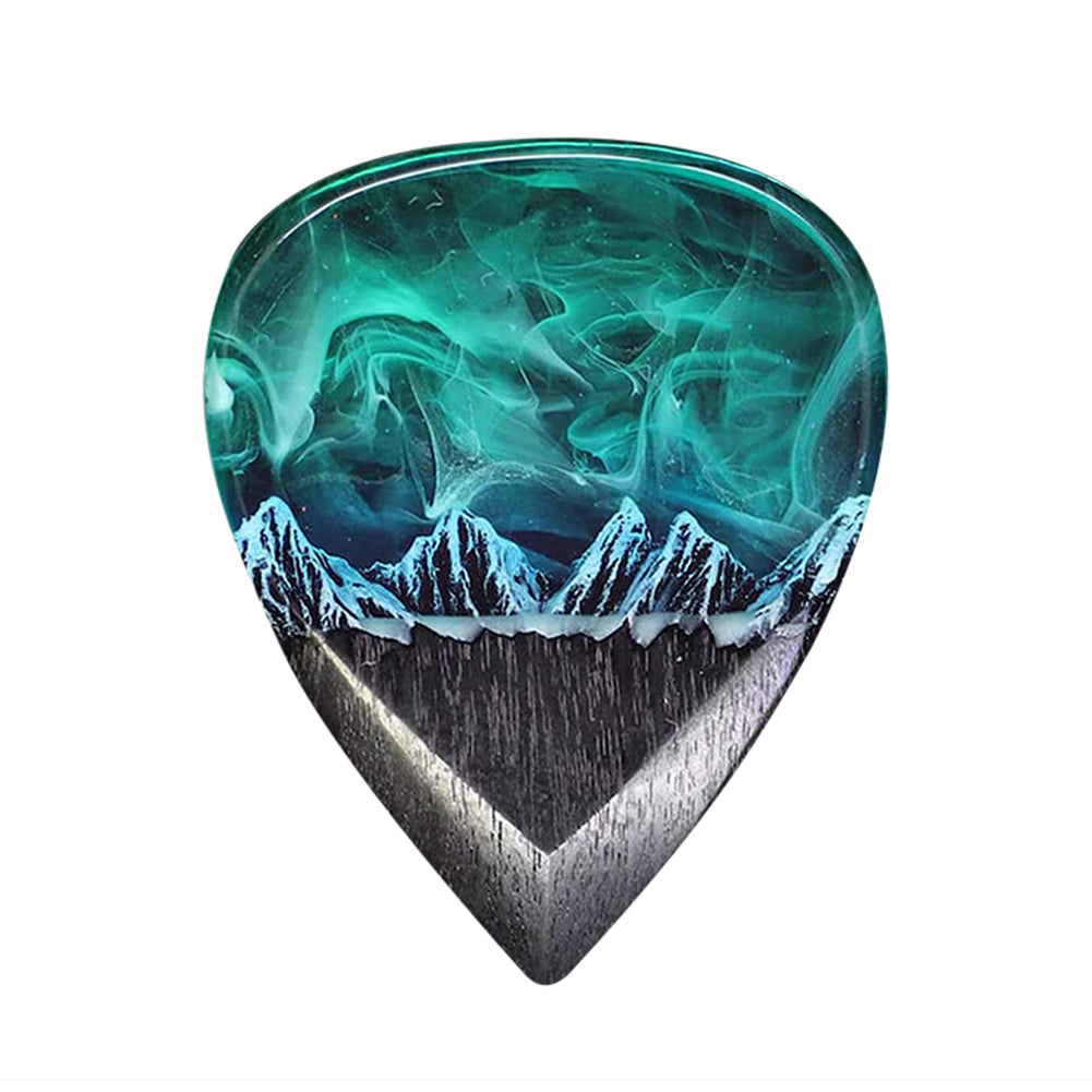 Aurora Borealis Resin Pendant Men Women