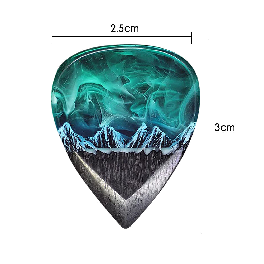 Aurora Borealis Resin Pendant Men Women