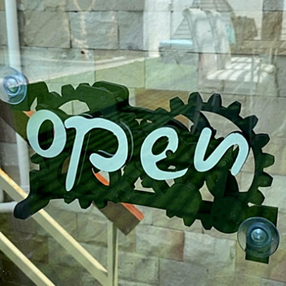 Hand Made Open-Closed Sign Front Door