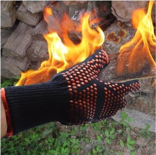 1472°F EXTREME HEAT RESISTANT BBQ FIREPROOF GLOVES